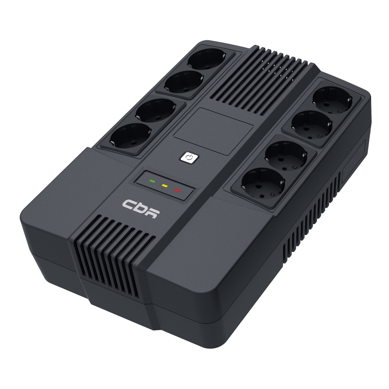 ИБП CBR [UPS-OFK-101E-800] 800VA/480W,  Schuko CEE 7 Outlets: (x4 Battery & Surge Protected/ x4 Surg
