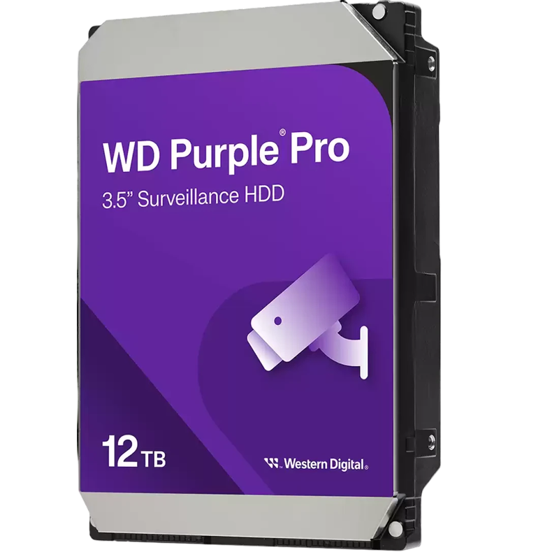 Жесткий диск WD SATA-III 12TB WD122PURP Surveillance Purple Pro (7200rpm) 256Mb 3.5"