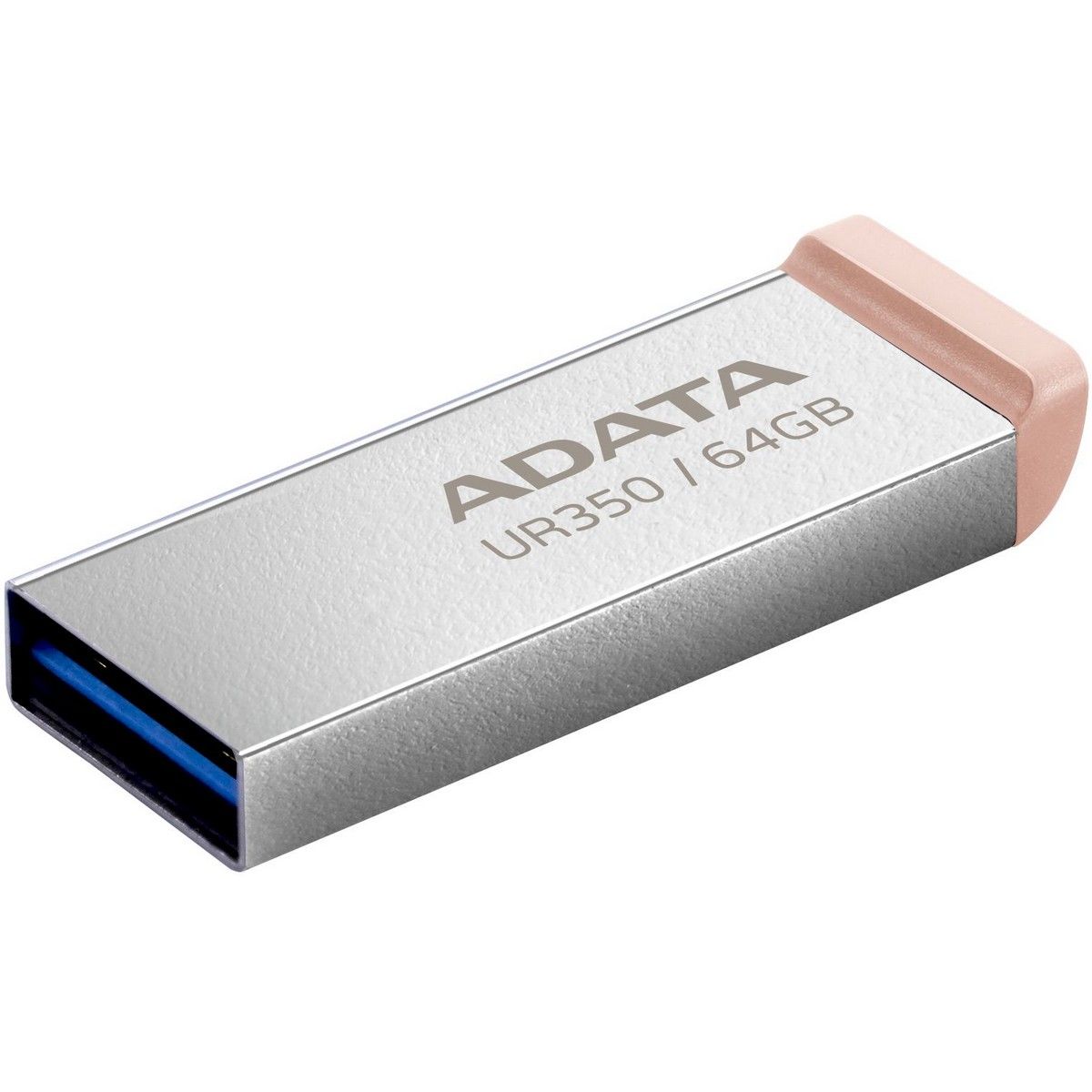 Флеш Диск A-Data 64GB UR350 UR350-64G-RSR/BG USB3.2 серебристый/коричневый