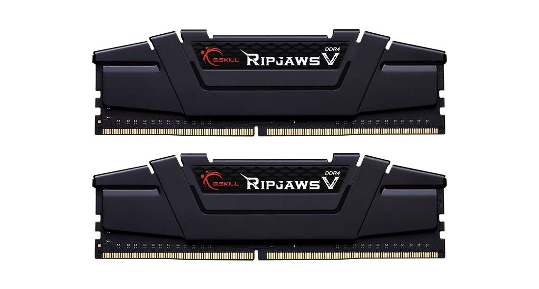 Модуль памяти G.SKILL RIPJAWS V 32GB 3600МГц DDR4 CL18 DIMM (Kit of 2x16GB) 1.35V Black