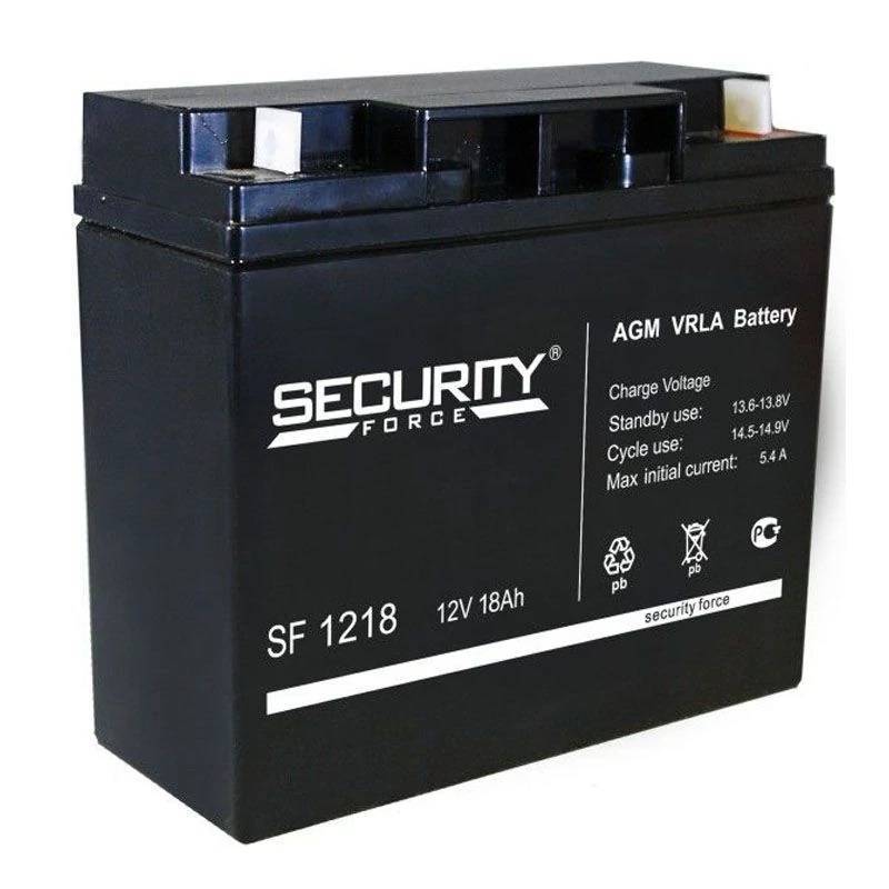 Аккумуляторная батарея SECURITY FORCE SF 1218