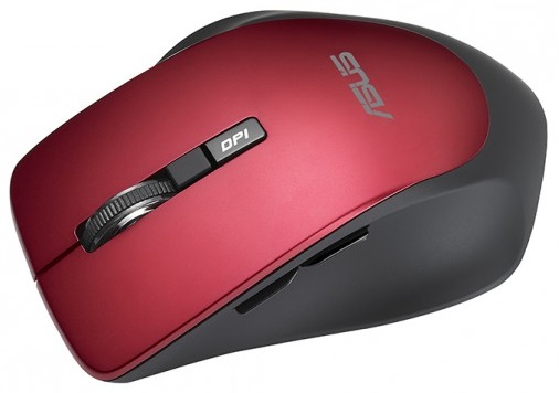 Беспроводная мышь ASUS WT425/2,4 GHz/1600dpi/Красный