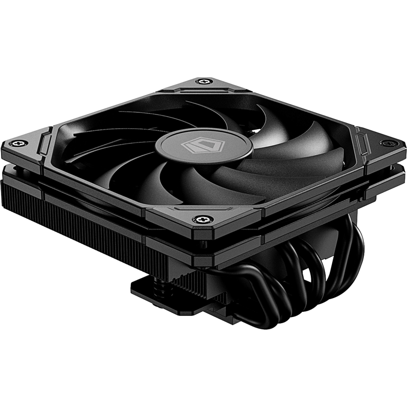 Устройство охлаждения(кулер) ID-Cooling IS-67-XT Soc-AM5/AM4/1200/1700/1851 черный 4-pin 16-35dB Al+