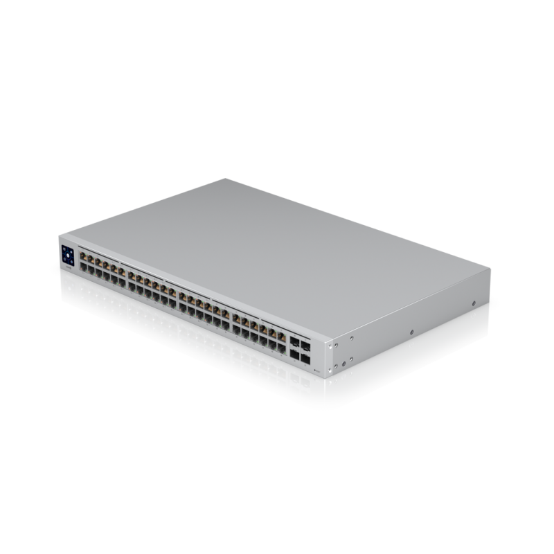 Коммутатор Ubiquiti UniFi Switch 48 PoE |USW-48-PoE| Ubiquiti PoE-коммутатор в стойку, 48х 1G RJ45, 