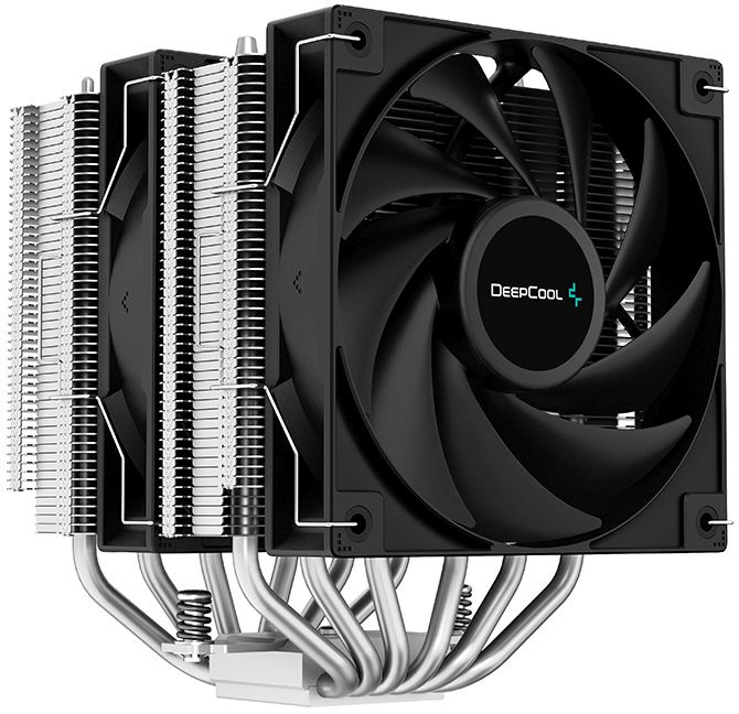 Устройство охлаждения(кулер) Deepcool AG620 Soc-AM5/AM4/1200/1700/1851 черный 4-pin 15-29dB Al+Cu 26