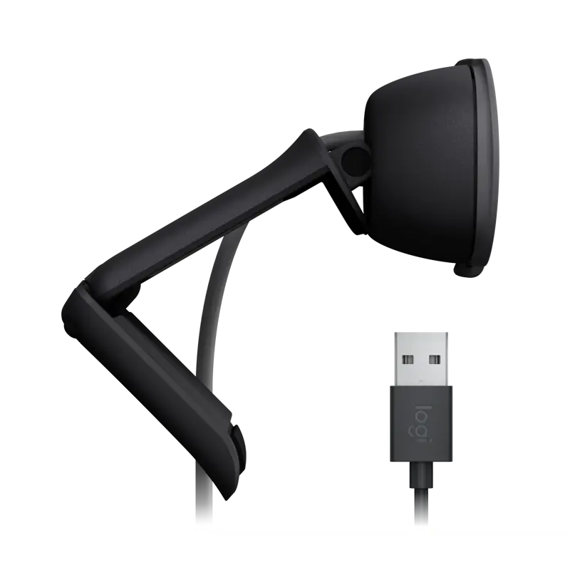 Камера Web Logitech HD Webcam Brio 100 черный 2Mpix (1920x1080) USB-A с микрофоном для ноутбука (960