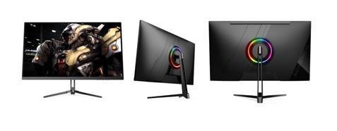 МОНИТОР 27" BRAVUS BVGQ2735PC Black с поворотом экрана (IPS, 2560x1440, 180Hz, 1 ms, 178°/178°, 350
