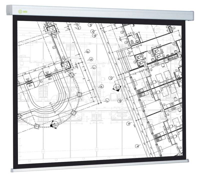 Экран Cactus 84" 104.6x186см Wallscreen CS-PSW-104x186 16:9 настенно-потолочный рулонный белый