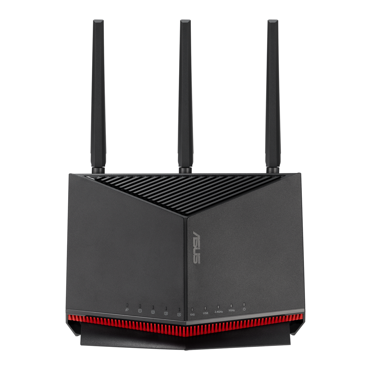 Роутер беспроводной Asus RT-BE86U BE6800 100/1000/2500/10000BASE-T черный