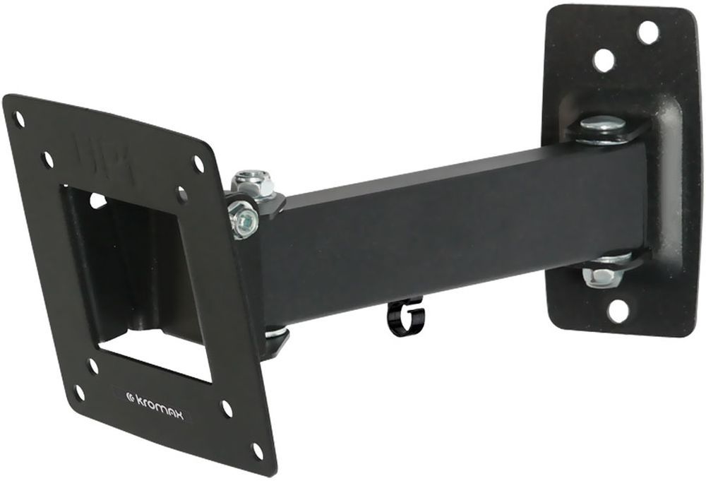 Кронштейн для телевизора Kromax OPTIMA-103 черный 10"-28" макс.25кг настенный поворотно-выдвижной и 
