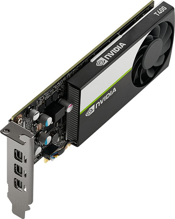Видеокарта PNY PCI-E 3.0 T400-4GB NVIDIA T400 4Gb 64bit GDDR6 1070 mDPx3 Bulk low profile