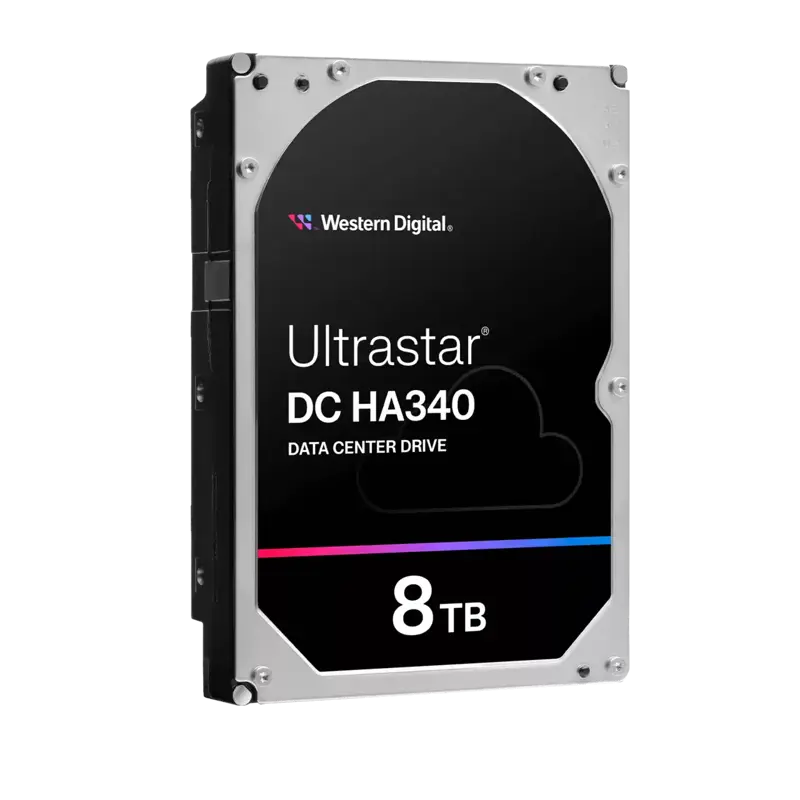 Жесткий диск WD SATA-III 8TB 0B47489 WUS721208BLE604 Server Ultrastar DC HA340 512E (7200rpm) 256Mb 