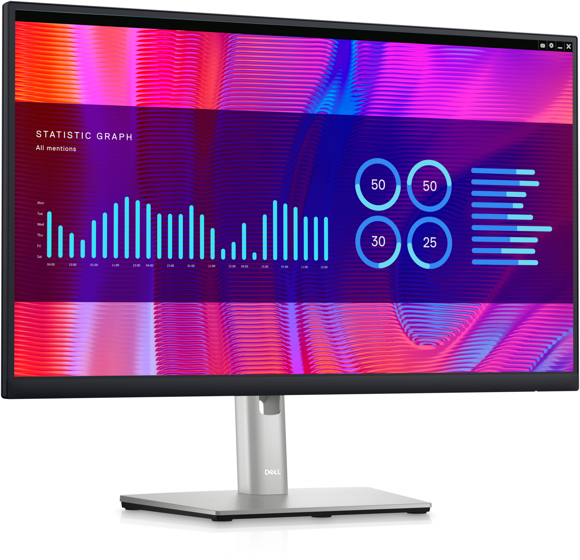 Монитор Dell 23.8" P2423DE черный IPS LED 5ms 16:9 HDMI матовая HAS Piv 1000:1 300cd 178гр/178гр 256