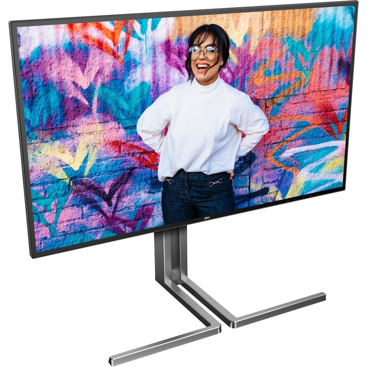 Монитор LCD AOC 27" U27U3CV {IPS 3840x2160 60Hz 178/178 HDMI2.0 DisplayPort1.2  VESA}