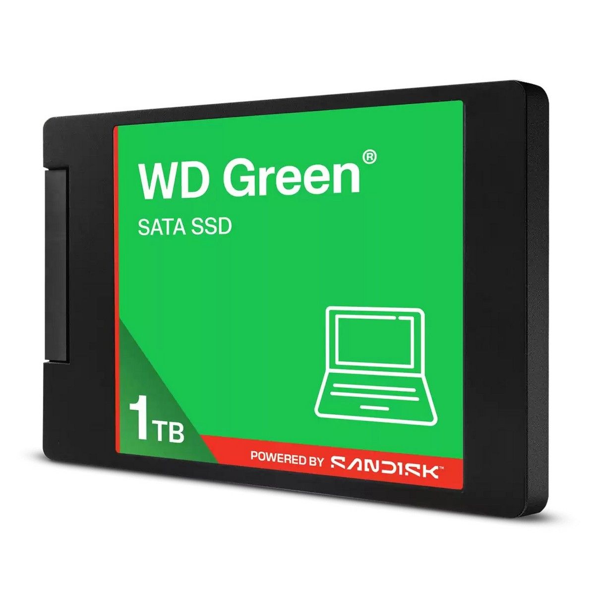 Твердотельный накопитель Western Digital Green SSD 2,5” SATA 1Tb, WDS100T5G0A, 1 year
