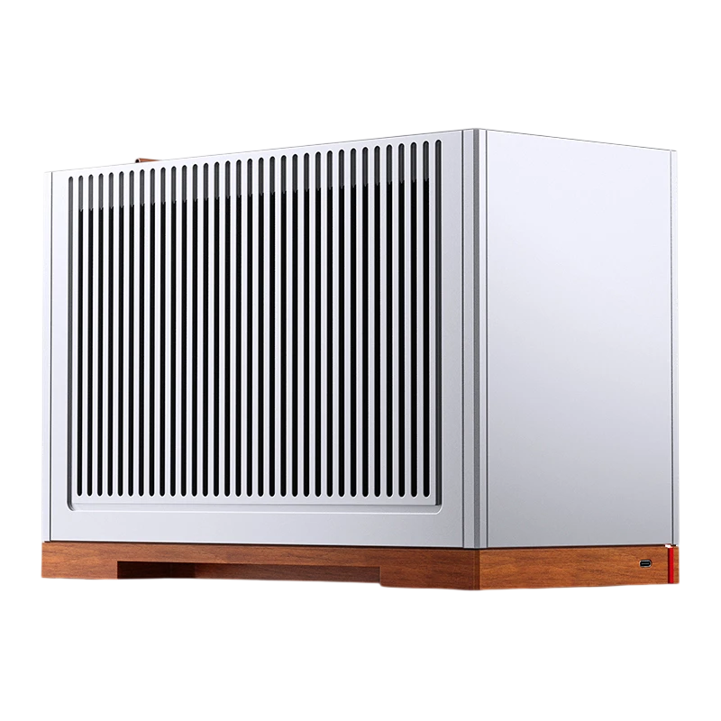 Корпус JONSBO T9, Micro-Tower, no fan, 1xUSB-C 3.2, SFX PSU Support, mITX Silver