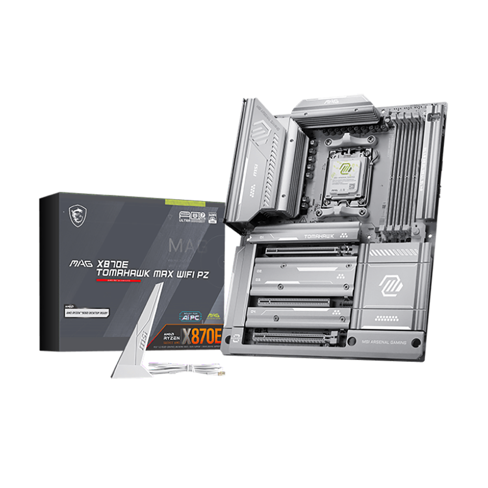Материнская плата MSI MAG X870E TOMAHAWK MAX WIFI PZ X870E, AM5, 4*DDR5, 3*PCIEx16, 4*M.2, 2*TypeC, 
