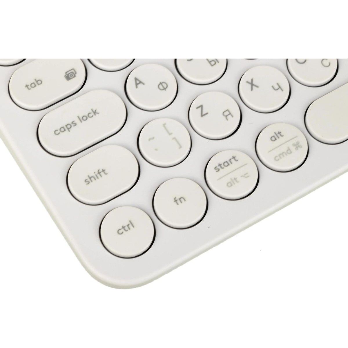 Клавиатура Logitech K380 белый беспроводная BT (920-009589)