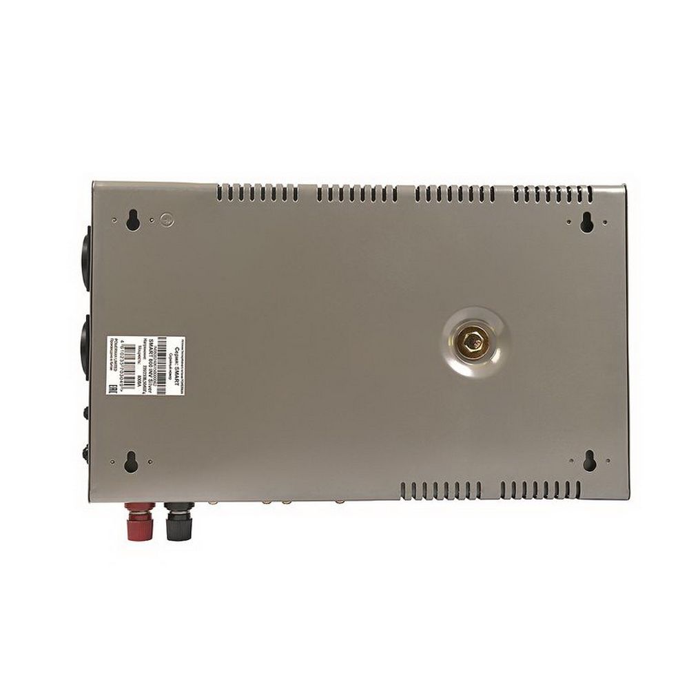 ИБП POWERMAN Smart 800 INV Silver Мощность 800 ВА / 480 Вт, розетки Shuko - 2 шт. Стабилизирует напр