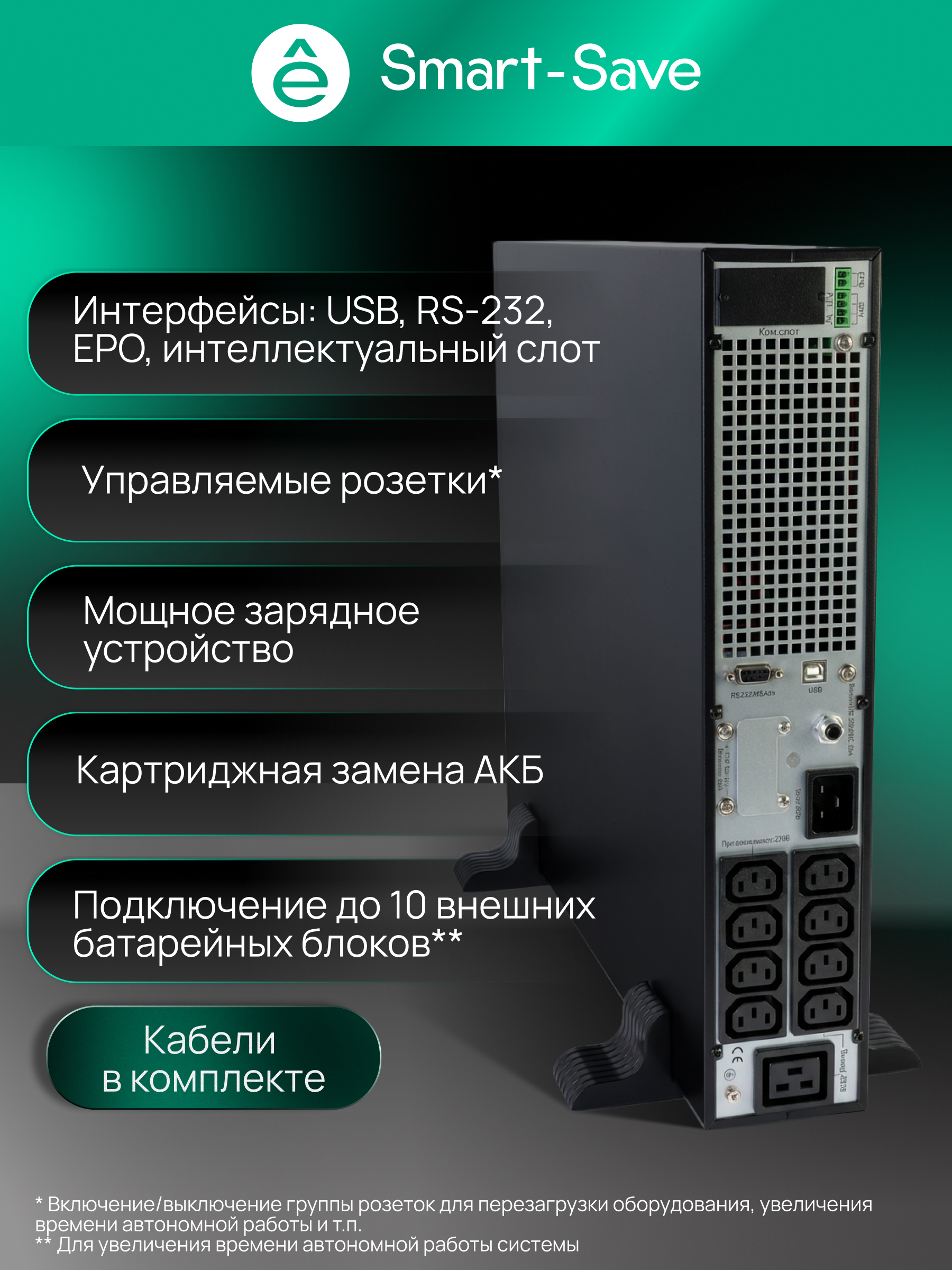 Источник бесперебойного питания Systeme Electriс SRT SRTSE1500RTXLIG1 1500Вт 1500ВА черный