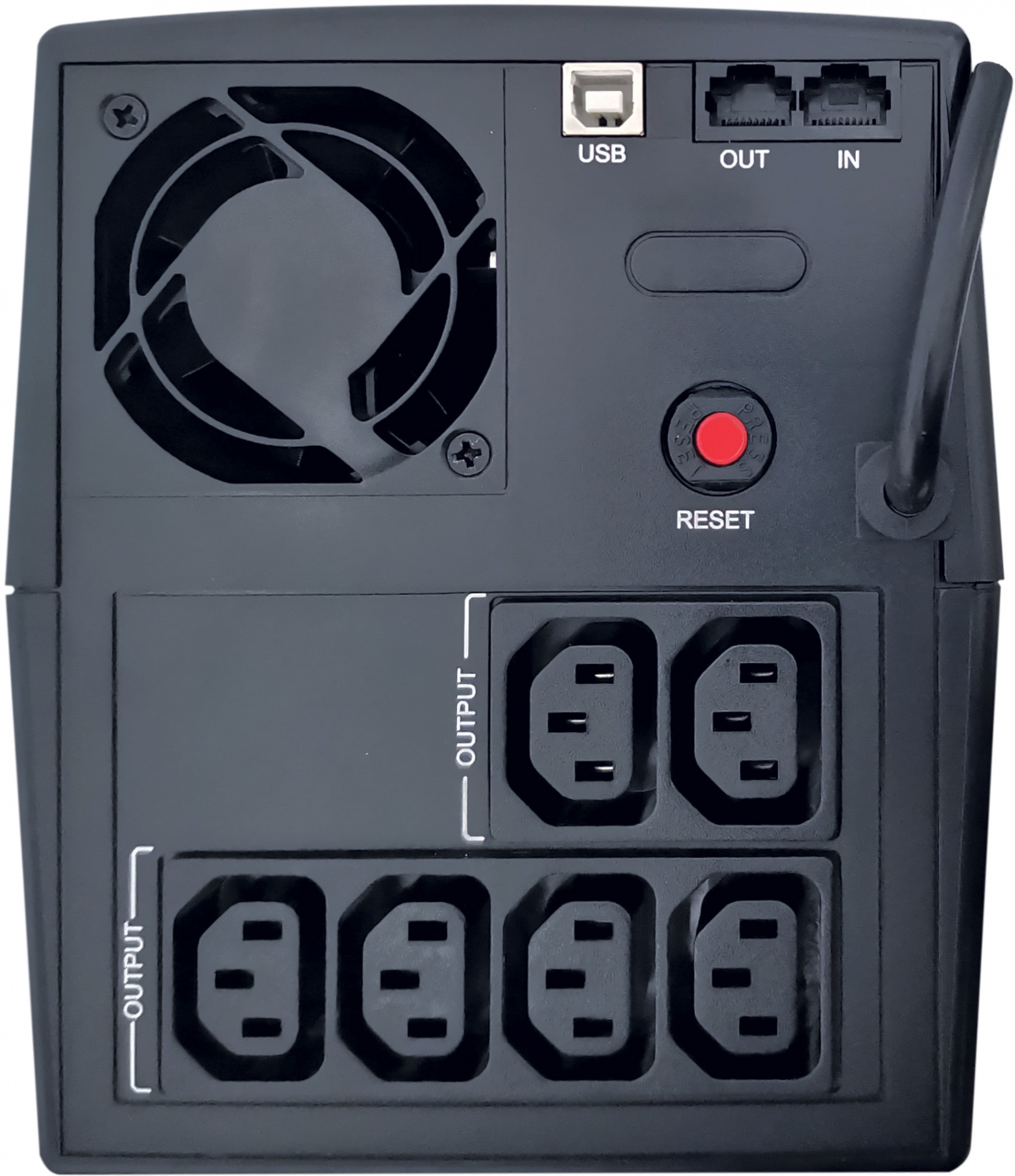 Источник бесперебойного питания Импульс 1200 720Вт 1200ВА черный