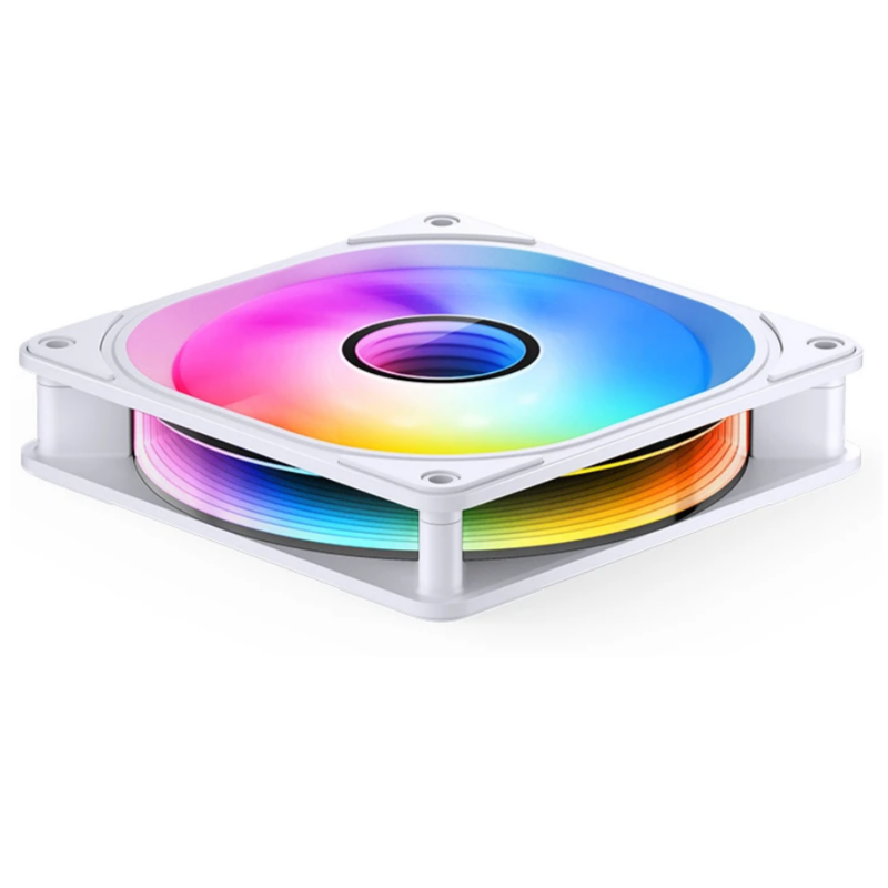 Кулер для корпуса JONSBO FR-606WR Reverse (120x120x25mm, 4-pin PWM, ARGB, 35.99CFM, 26.5dBA, 1500RPM