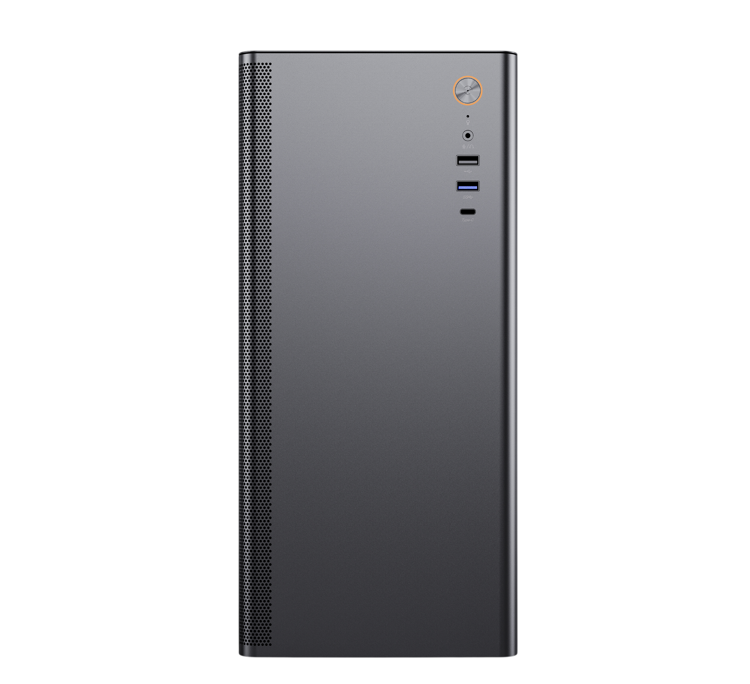 Корпус c блоком питания 450 Ватт/ Case Foxline FL-517 mATX case, black, w/450W PSU 12cm, w/1xUSB2.0 + 1xUSB3.0 + 1xType-C (USB2.0) + HD audio, w/pwr cord, w/o FAN
