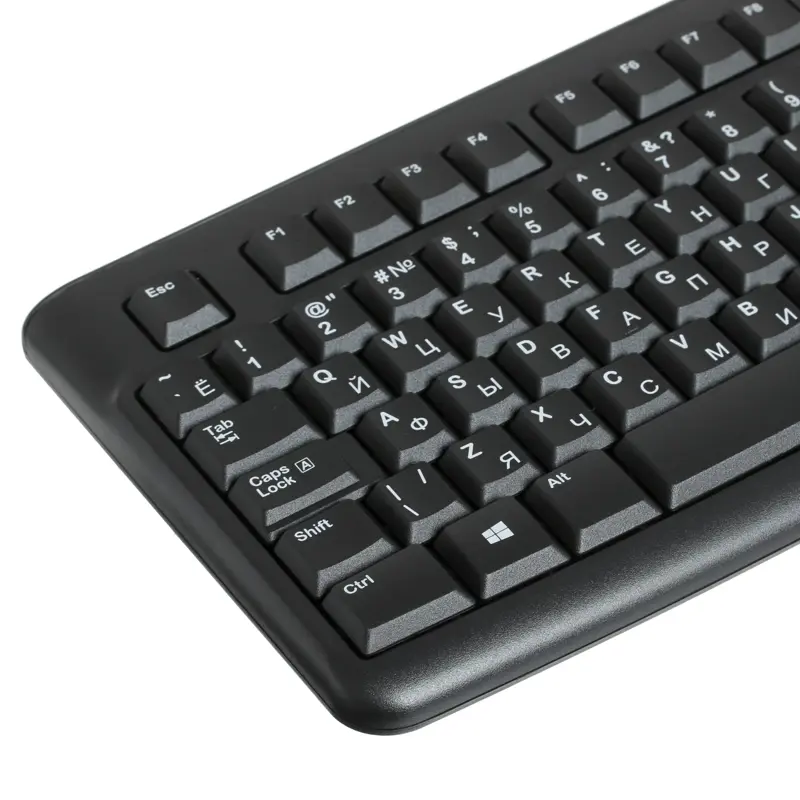 Клавиатура Logitech K120 черный USB (920-002522)