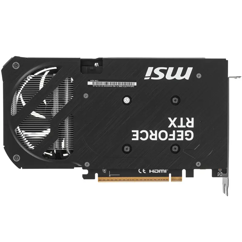 Видеокарта MSI PCI-E 5.0 RTX 5060 TI 16G SHADOW 2X OC PLUS NVIDIA GeForce RTX 5060TI 16Gb 128bit GDD
