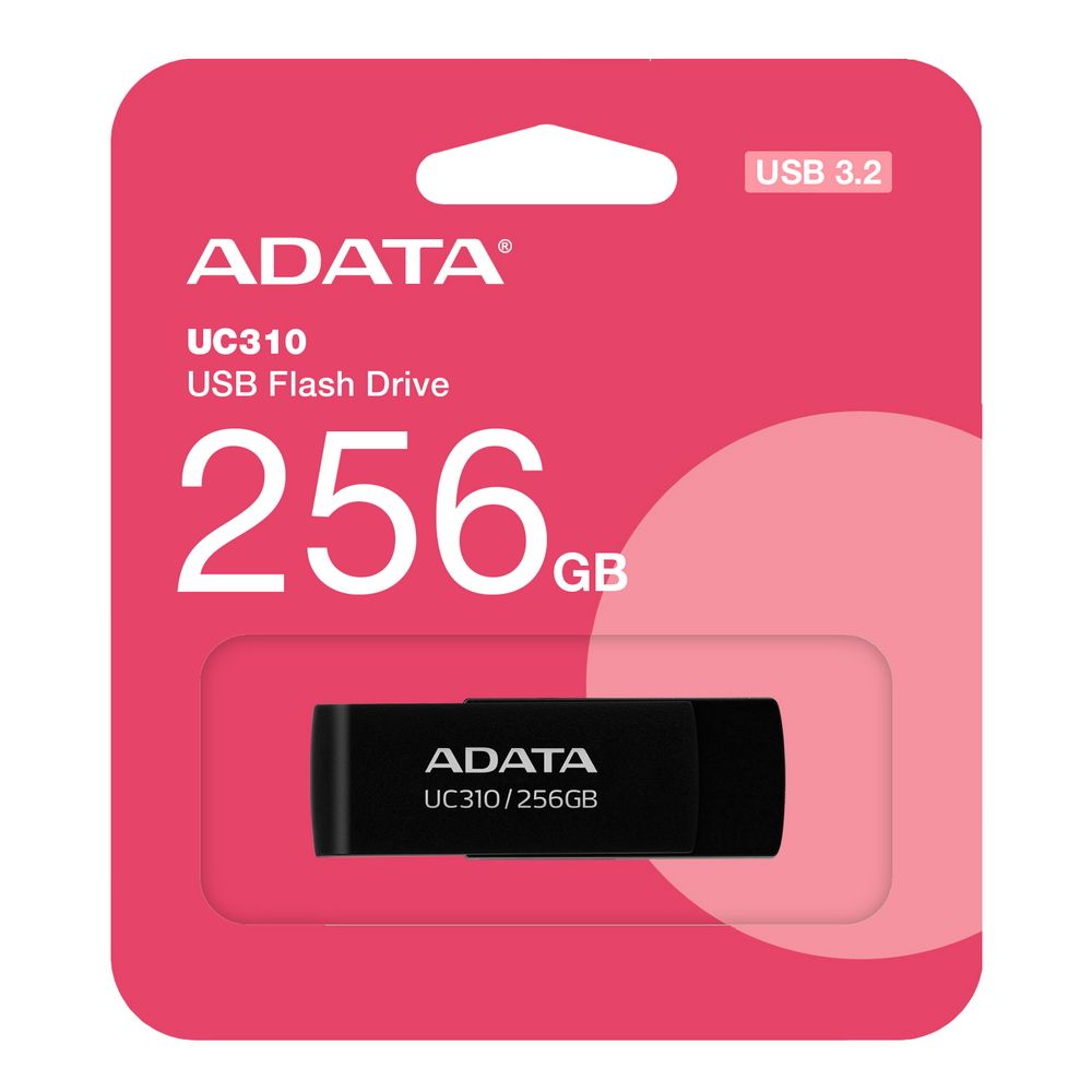 Флеш Диск A-Data 256GB UC310 UC310-256G-RBK USB3.2 черный