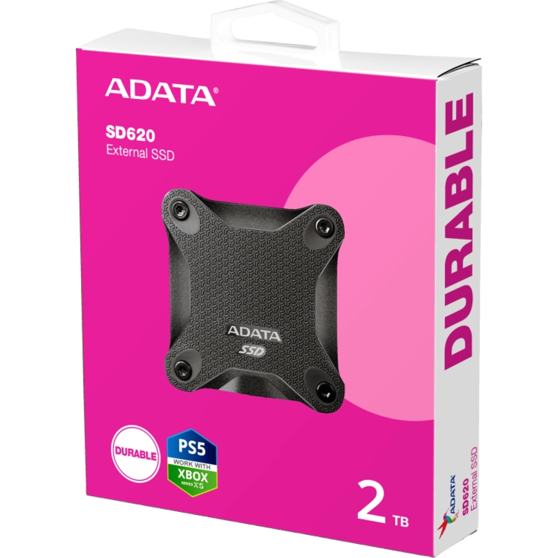 Накопитель SSD A-Data USB3.1 2TB SD620-2TCBK SD620 2.5" черный