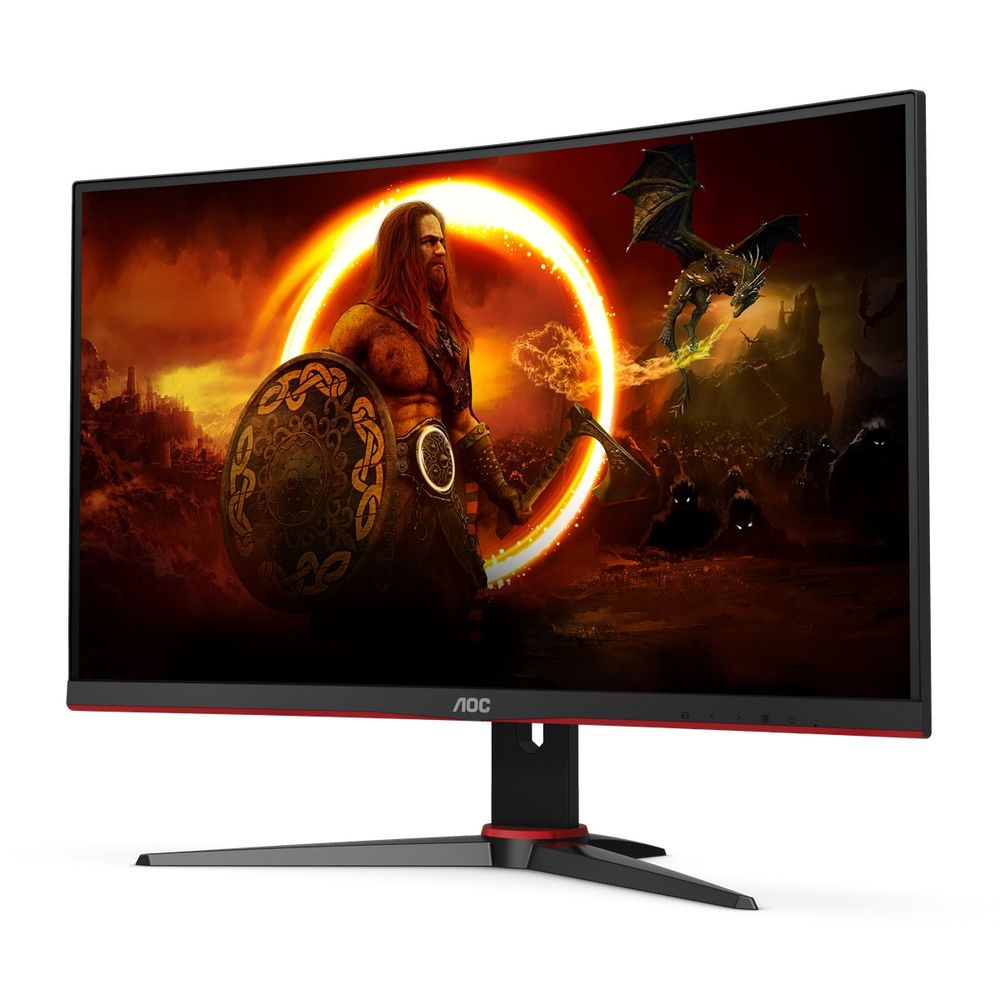 Монитор AOC C27G2ZE/BK27" Black (VA, 1920x1080, HDMI+HDMI+DP, 1 ms, 178°/178°, 300 cd/m, 3000:1