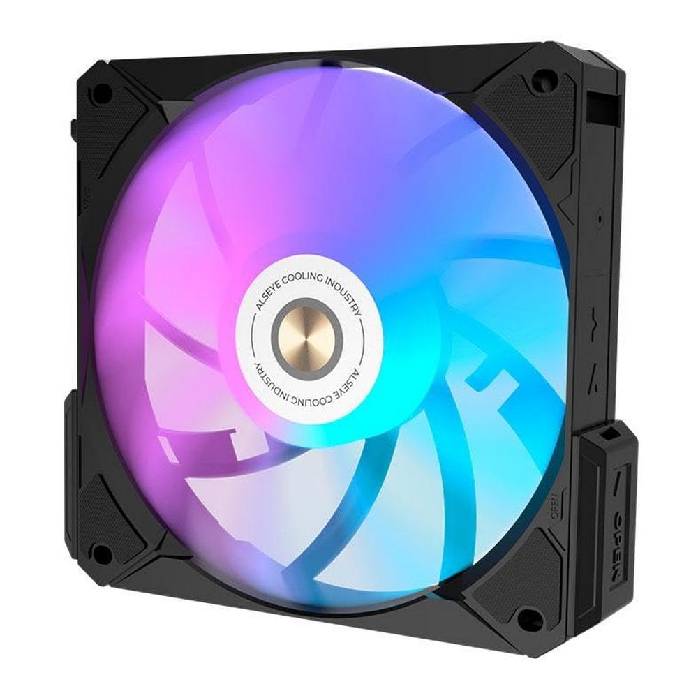 Вентилятор в корпус ALSEYE COOLING FAN i12B black Dimensions: 120 x 120 x 25mm
Voltage: DC 12V
Curre