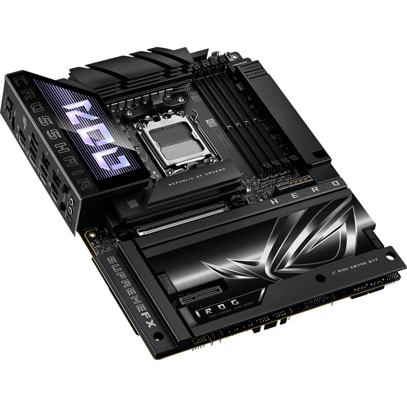 Материнская плата ASUS ROG CROSSHAIR X870E HERO BTF AM5 ATX 4xDDR5 PCIEx16 PCIEx4 5xM.2 4xUSB-C HDMI