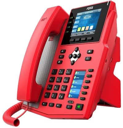 Телефон IP Fanvil X5U-R красный