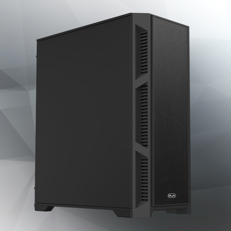 Корпус Raijintek ARCADIA III-ST, Midi-Tower, 1x120mm, 1xUSB-A 3.0 + 2xUSB 2.0, ATX, mATX, mITX Black