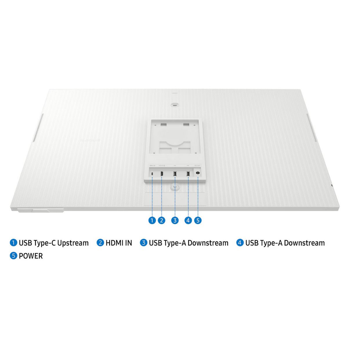 Монитор Samsung 32" S32FM803UIXCI белый VA LED 16:9 HDMI M/M Cam матовая HAS 3000:1 400cd 178гр/178г