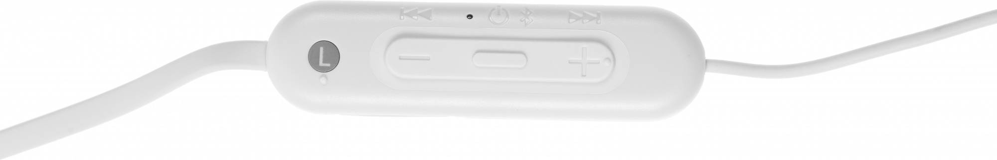 Гарнитура внутриканальные Sony WI-C100 белый беспроводные bluetooth шейный обод (WI-C100/WZ)