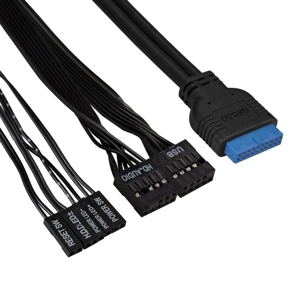 EX278394RUS Корпус Miditower ExeGate CP-603 (ATX, CPU 140mm, VGA 210mm, без БП, 2*USB+2*USB3.0, ауди