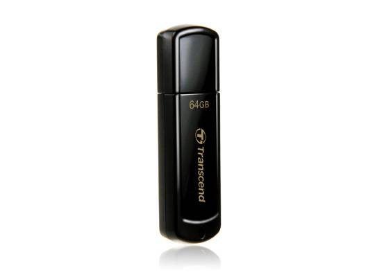 Флеш Диск Transcend 64Gb Jetflash 350 TS64GJF350 USB2.0 черный