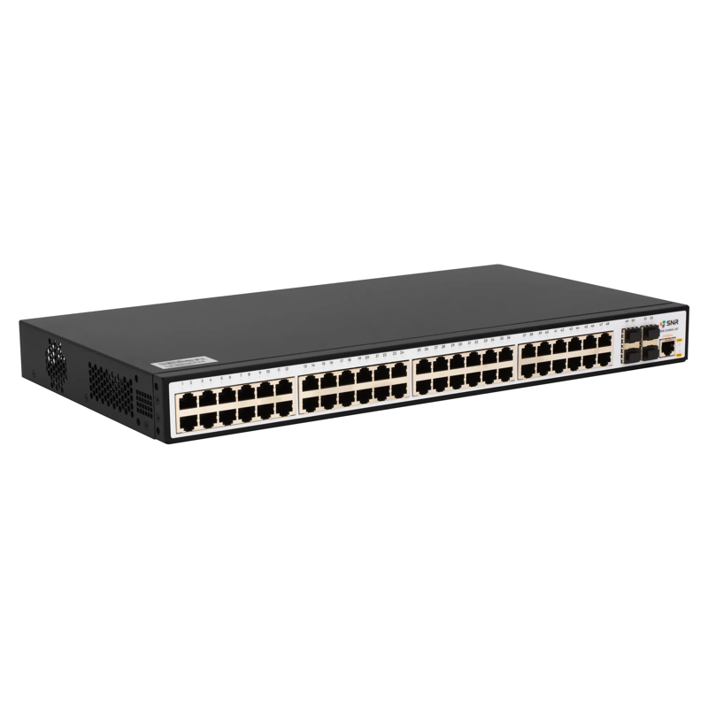 Коммутатор SNR SNR-S2985G-48T (L2) 48x1Гбит/с 4SFP управляемый