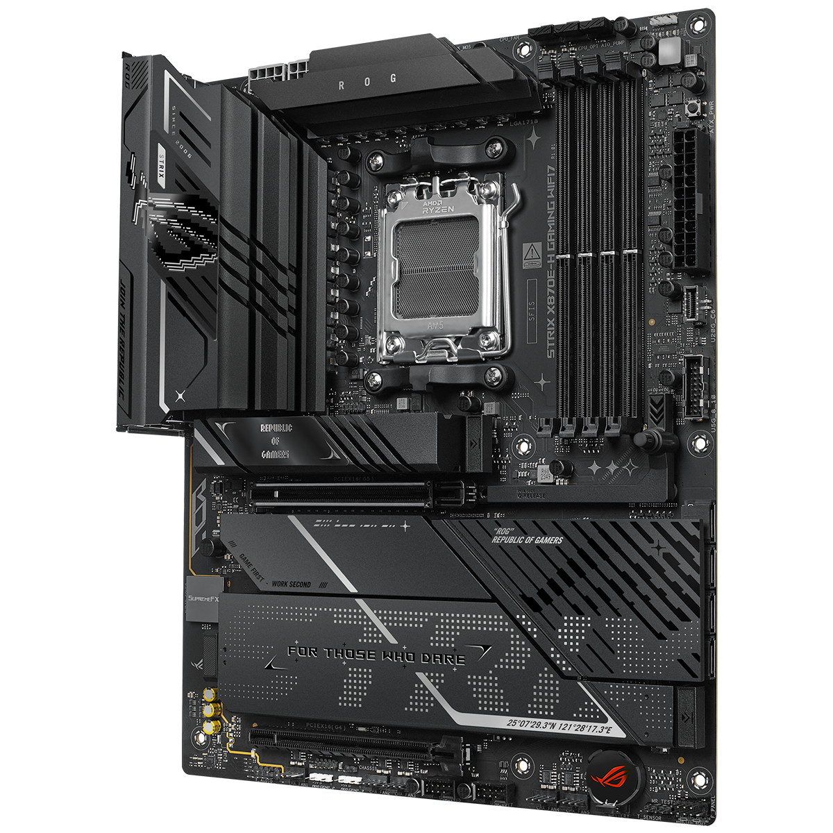 Материнская плата Asus ROG STRIX X870E-H GAMING WIFI7 Socket AM5 AMD X870E 4xDDR5 ATX AC`97 8ch(7.1)