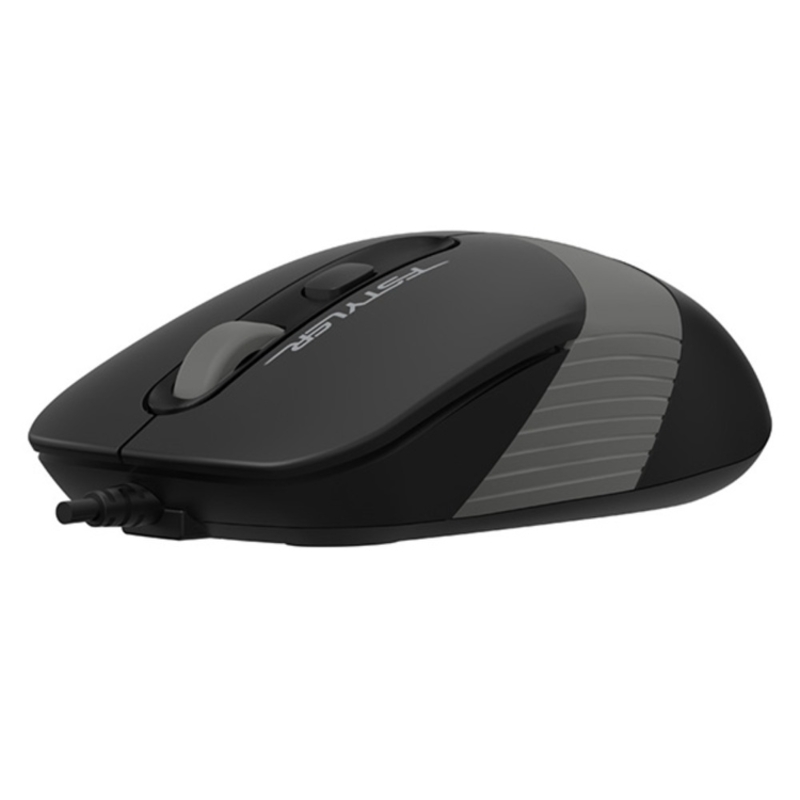 Мышь A4Tech Fstyler FM10 черный/серый оптическая 1600dpi USB 4but (FM10 GREY)
