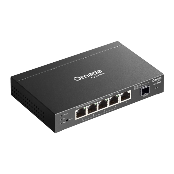 Коммутатор Omada Access 6-Port Gigabit Switch with 4-Port PoE+