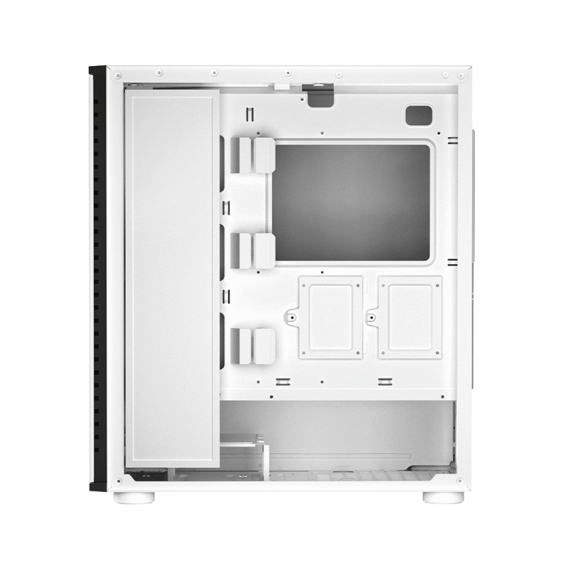 Корпус PCCooler IE200 WH, Tempered Glass Full Tower, White, TG, SPCC, 1x120mm ARGB E-ATX, ATX, mATX,