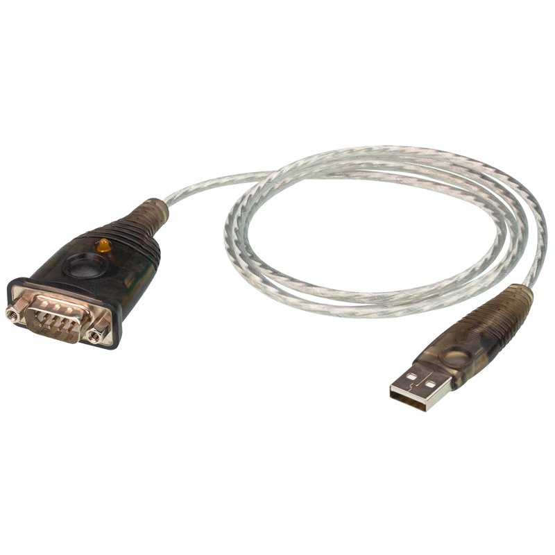 ATEN UC232A1 Адаптер, USB<=>RS232, А-тип> DB 9, Male>Male, USB 1.1, (для подключения COM устройств к