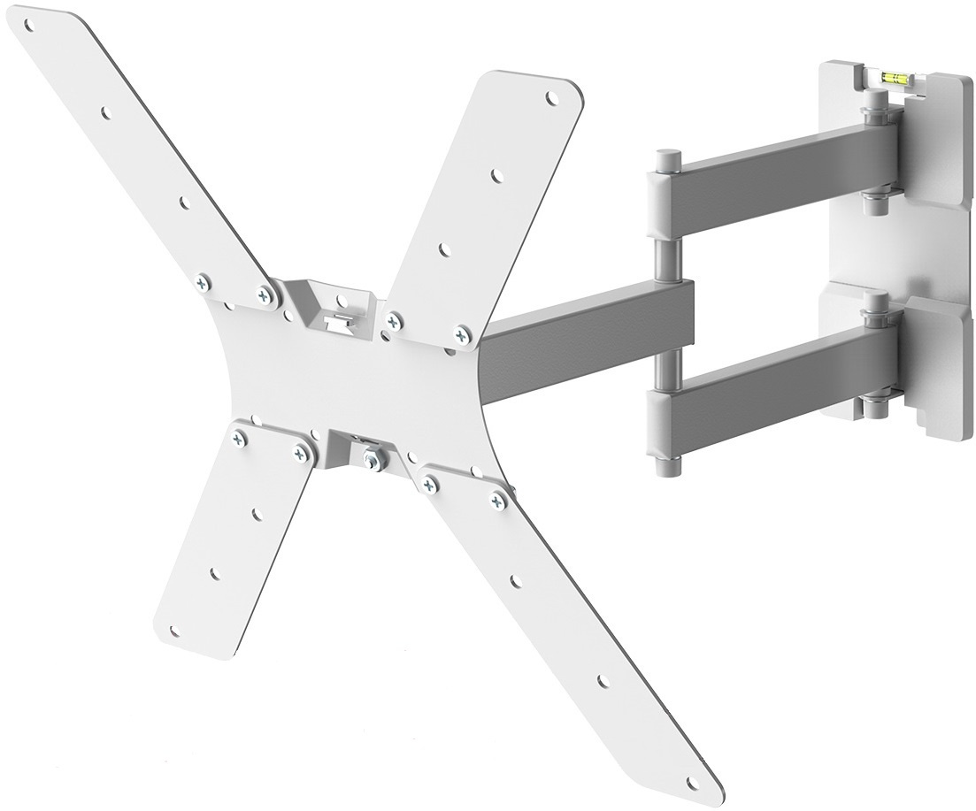 Кронштейн для телевизора Holder LCD-5566-W белый 32"-55" макс.45кг настенный поворотно-выдвижной и н