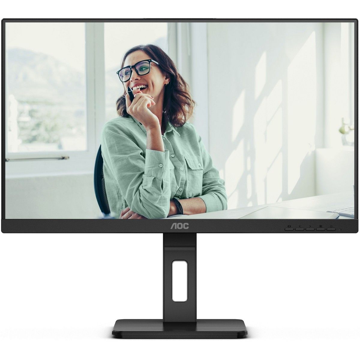 Монитор AOC 27" Pro Q27P3CV черный IPS LED 4ms 16:9 HDMI M/M матовая HAS Piv 1000:1 350cd 178гр/178г
