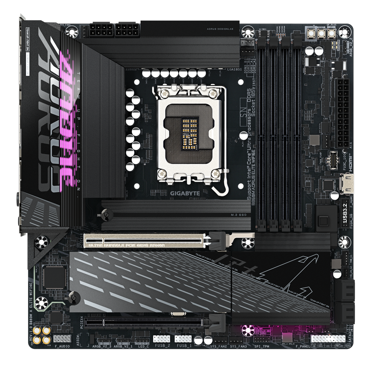 Материнская плата Gigabyte B860M AORUS ELITE WIFI6E, RTL