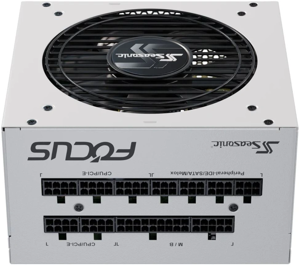 Блок питания Seasonic ATX 1000W Focus GX-1000 Gen.5 WHITE 80+ gold (20+4pin) APFC 135mm fan 8xSATA C